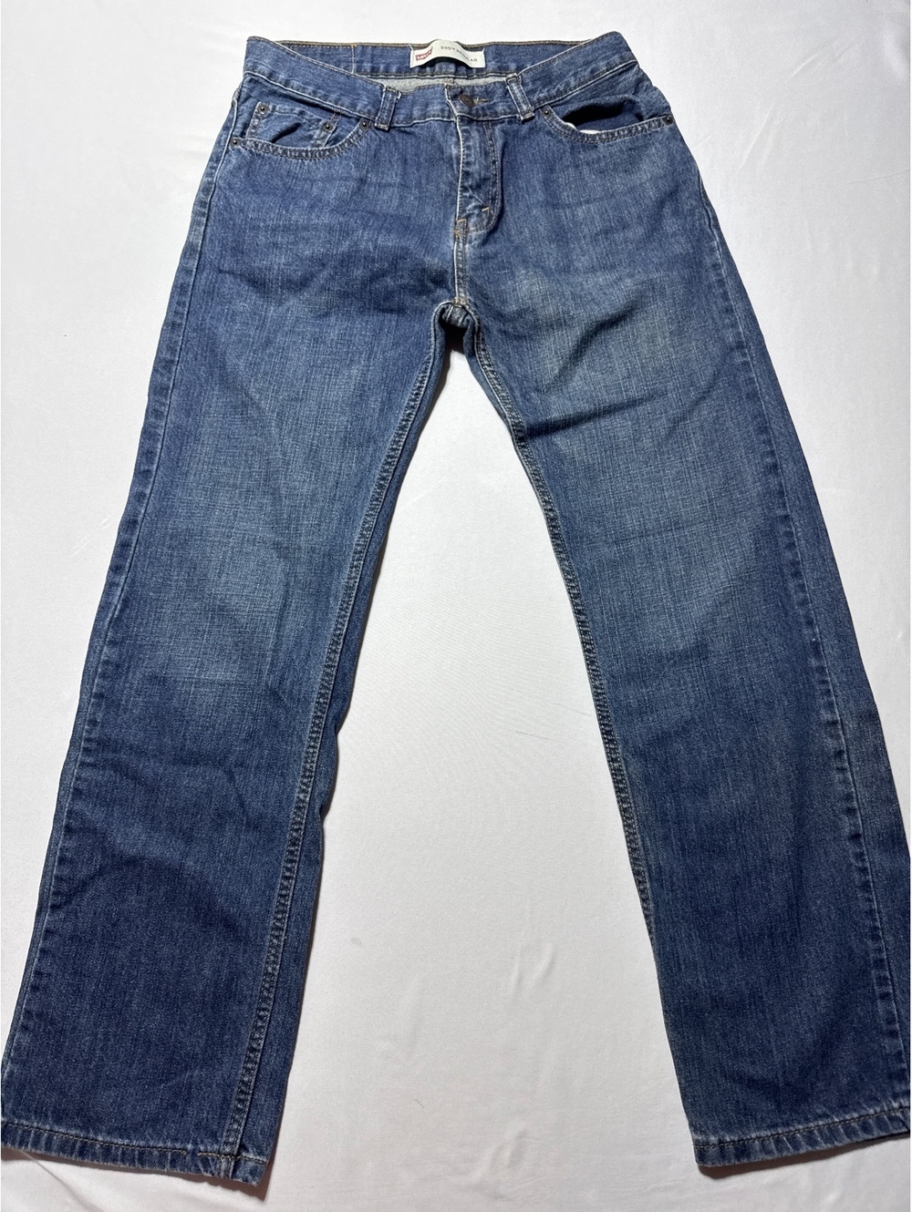 Levi's 505 Regular Fit Classic Blue Denim Jeans